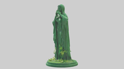 3D model Global Green Statue model VR / AR / low-poly