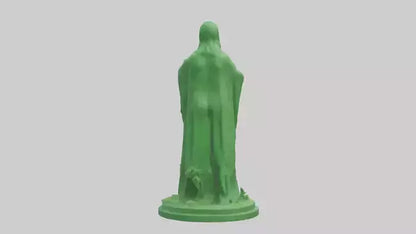 3D model Global Green Statue model VR / AR / low-poly