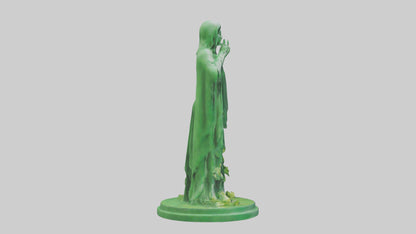 3D model Global Green Statue model VR / AR / low-poly