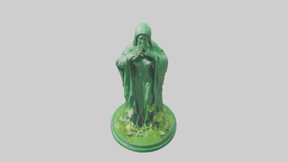 3D model Global Green Statue model VR / AR / low-poly