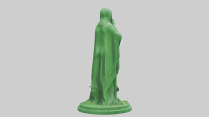3D model Global Green Statue model VR / AR / low-poly