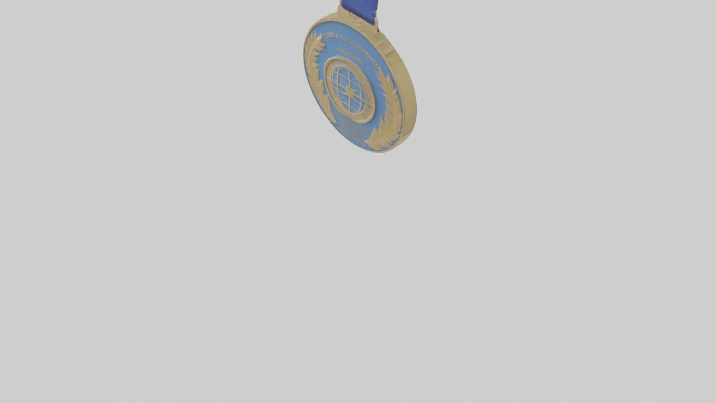Global Leadership Medal model VR / AR / low-poly