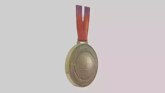 Global Leadership Medal model VR / AR / low-poly