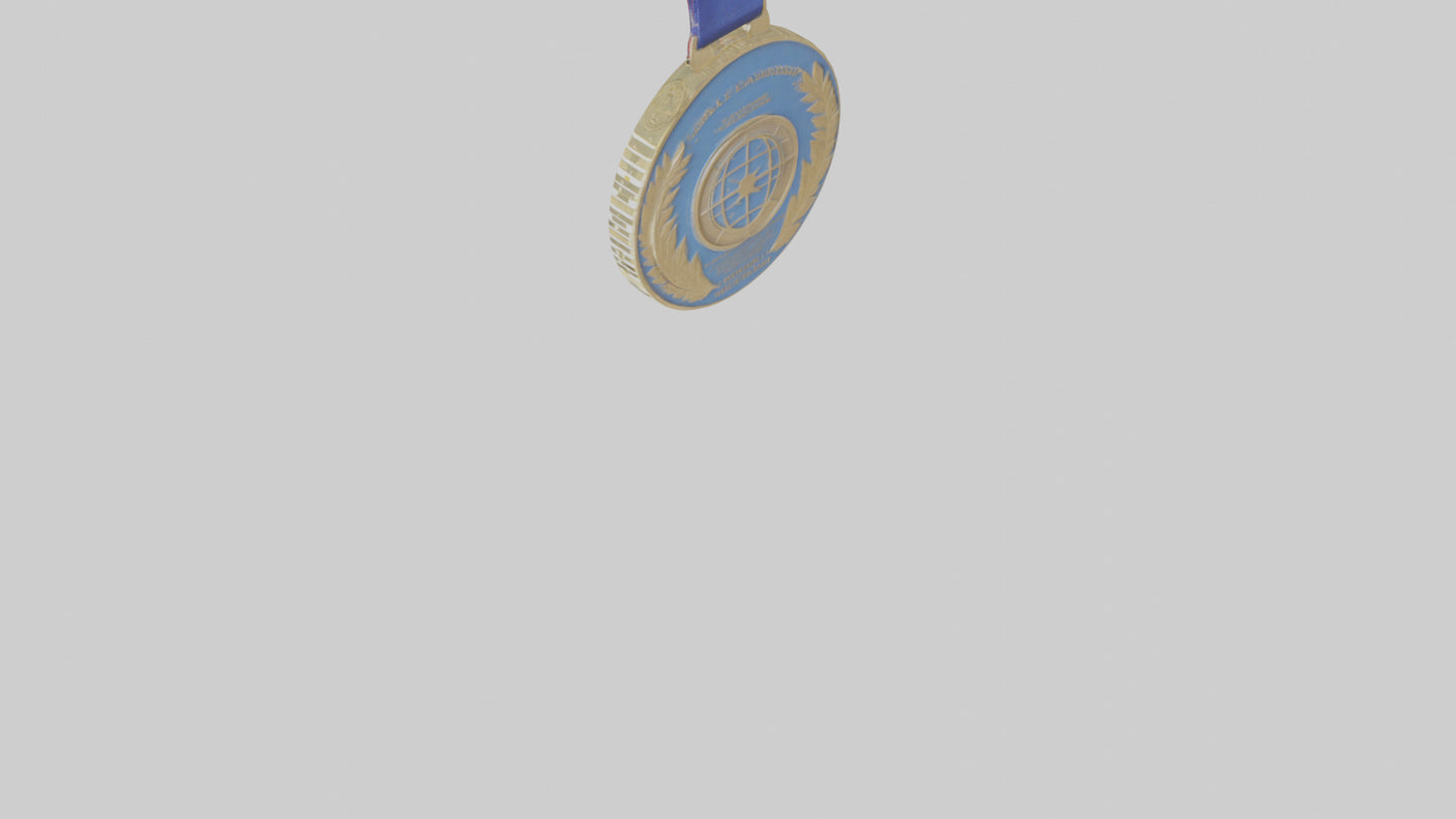 Global Leadership Medal model VR / AR / low-poly