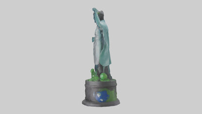 3D model Global Sustainability Hero Statue model VR / AR / low-poly
