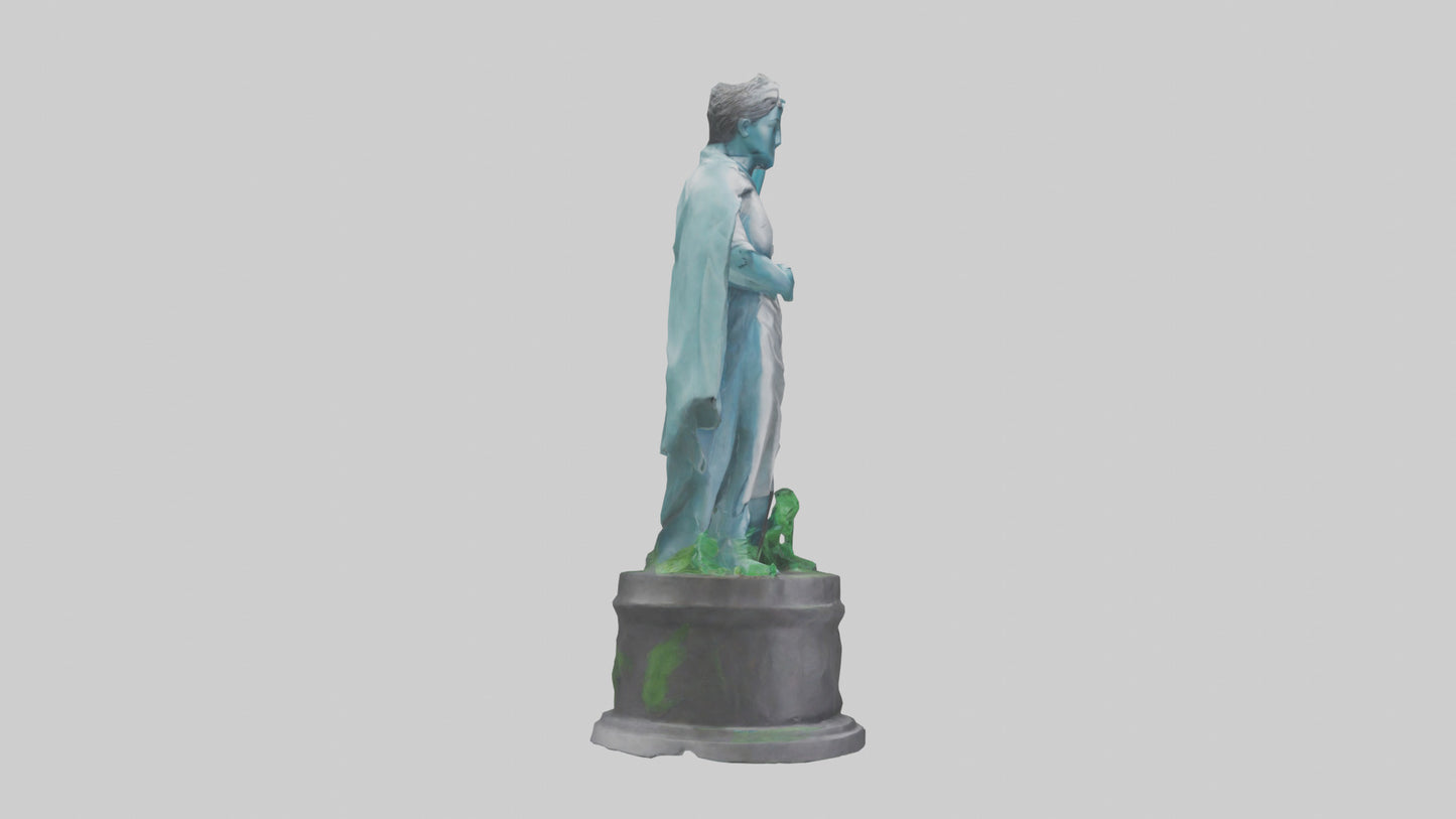 3D model Global Sustainability Hero Statue model VR / AR / low-poly