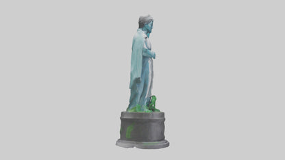 3D model Global Sustainability Hero Statue model VR / AR / low-poly