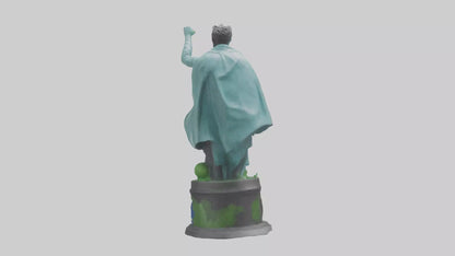 3D model Global Sustainability Hero Statue model VR / AR / low-poly