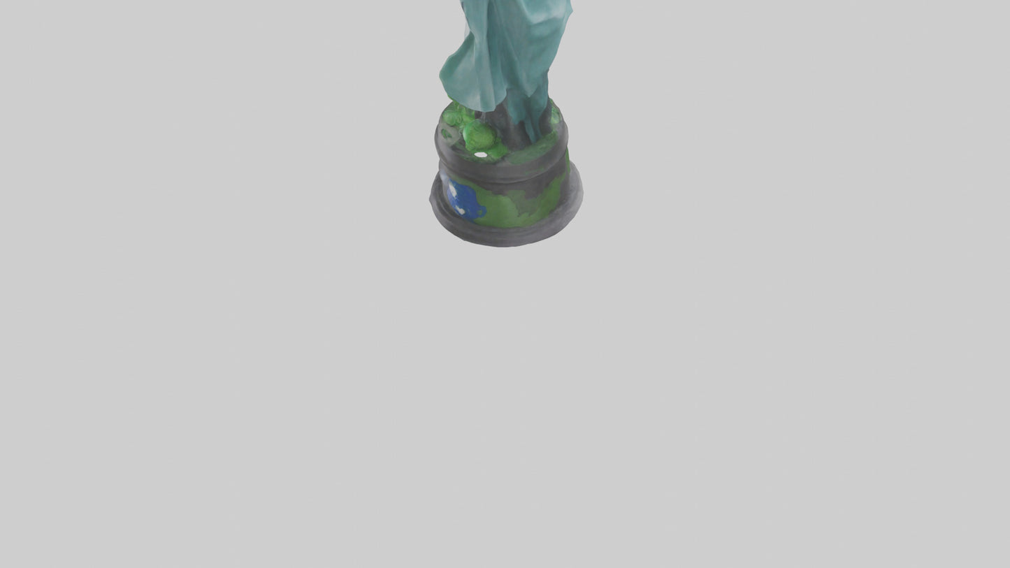 3D model Global Sustainability Hero Statue model VR / AR / low-poly