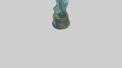 3D model Global Sustainability Hero Statue model VR / AR / low-poly