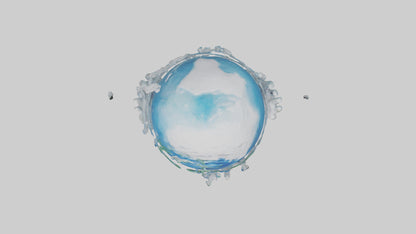 3D model Global Warming Awareness Statue model VR / AR / low-poly