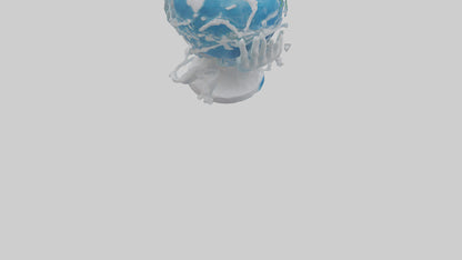 3D model Global Warming Awareness Statue model VR / AR / low-poly