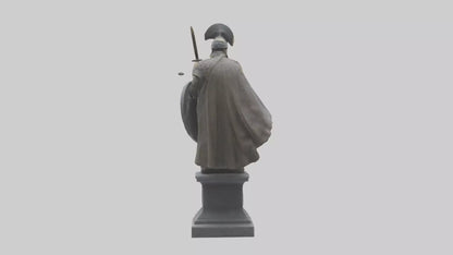 3D model Glory of War Hero Statue model VR / AR / low-poly