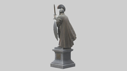 3D model Glory of War Hero Statue model VR / AR / low-poly
