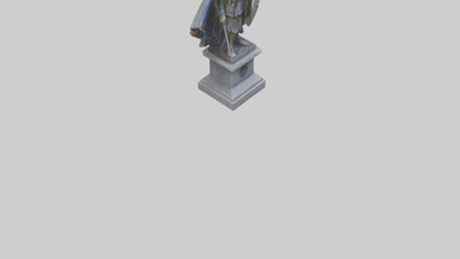 3D model Glory of War Hero Statue model VR / AR / low-poly