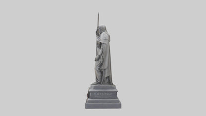 3D model Glory to the Fallen statue model VR / AR / low-poly