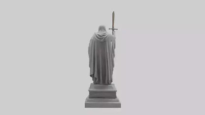 3D model Glory to the Fallen statue model VR / AR / low-poly