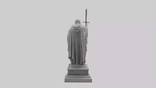 3D model Glory to the Fallen statue model VR / AR / low-poly