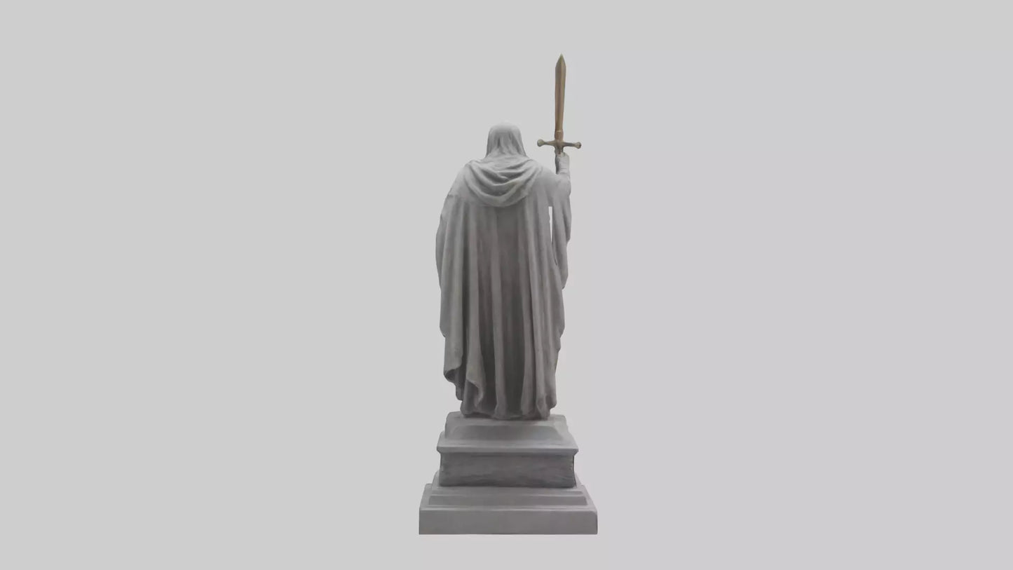 3D model Glory to the Fallen statue model VR / AR / low-poly