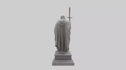 3D model Glory to the Fallen statue model VR / AR / low-poly