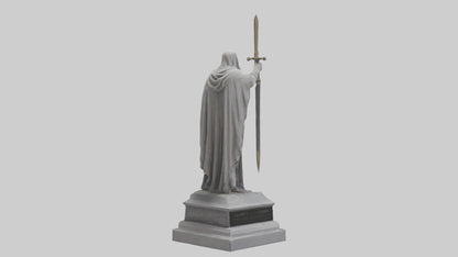 3D model Glory to the Fallen statue model VR / AR / low-poly