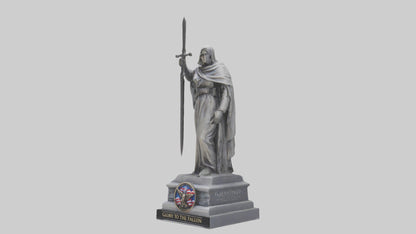3D model Glory to the Fallen statue model VR / AR / low-poly
