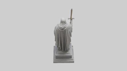 3D model Glory to the Fallen statue model VR / AR / low-poly