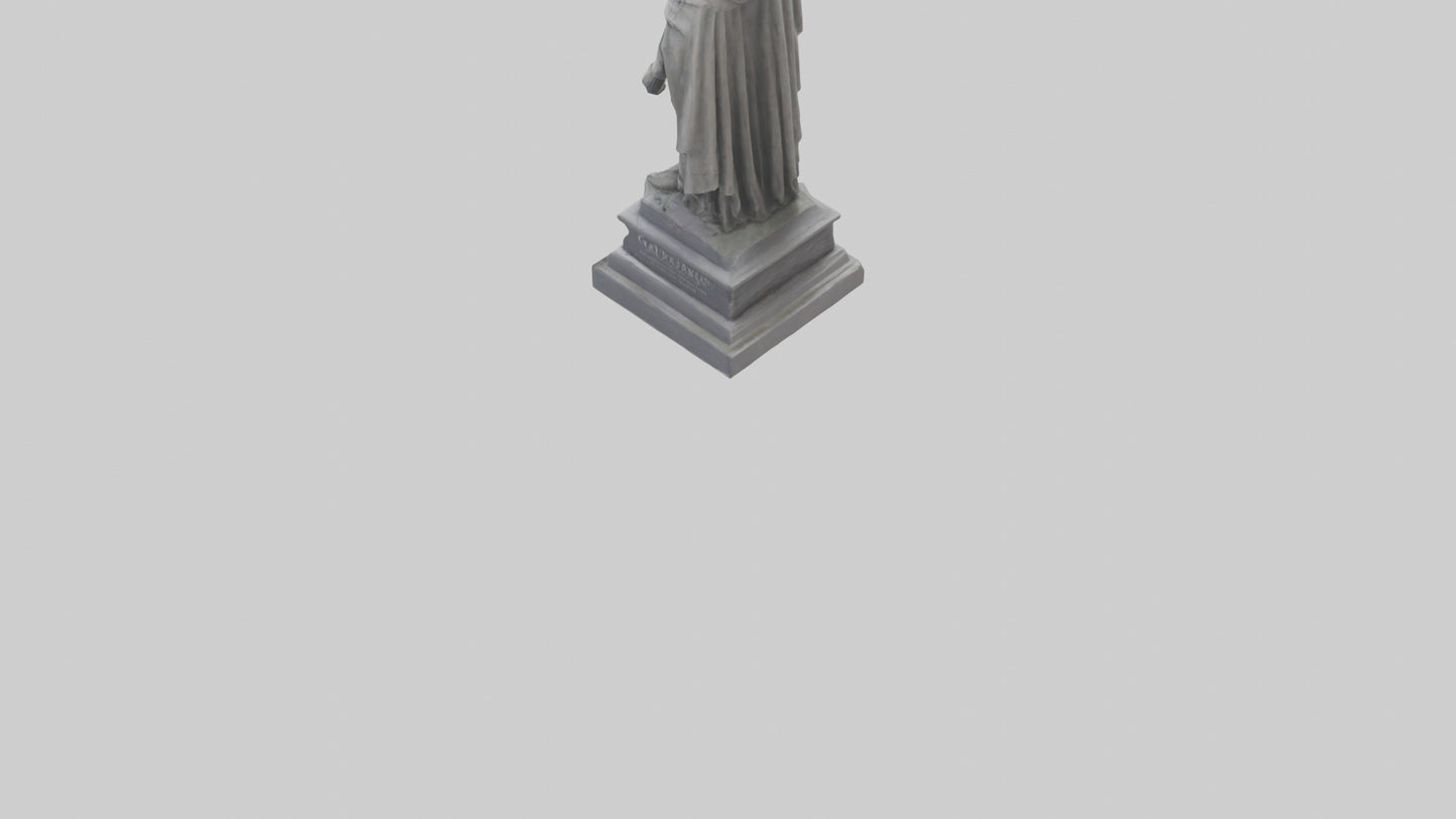 3D model Glory to the Fallen statue model VR / AR / low-poly