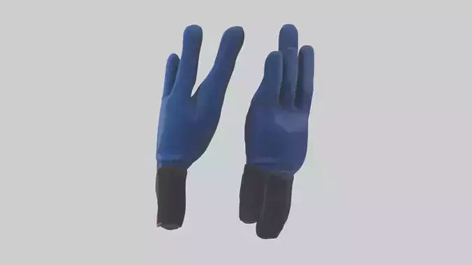 3D model Gloves model VR / AR / low-poly
