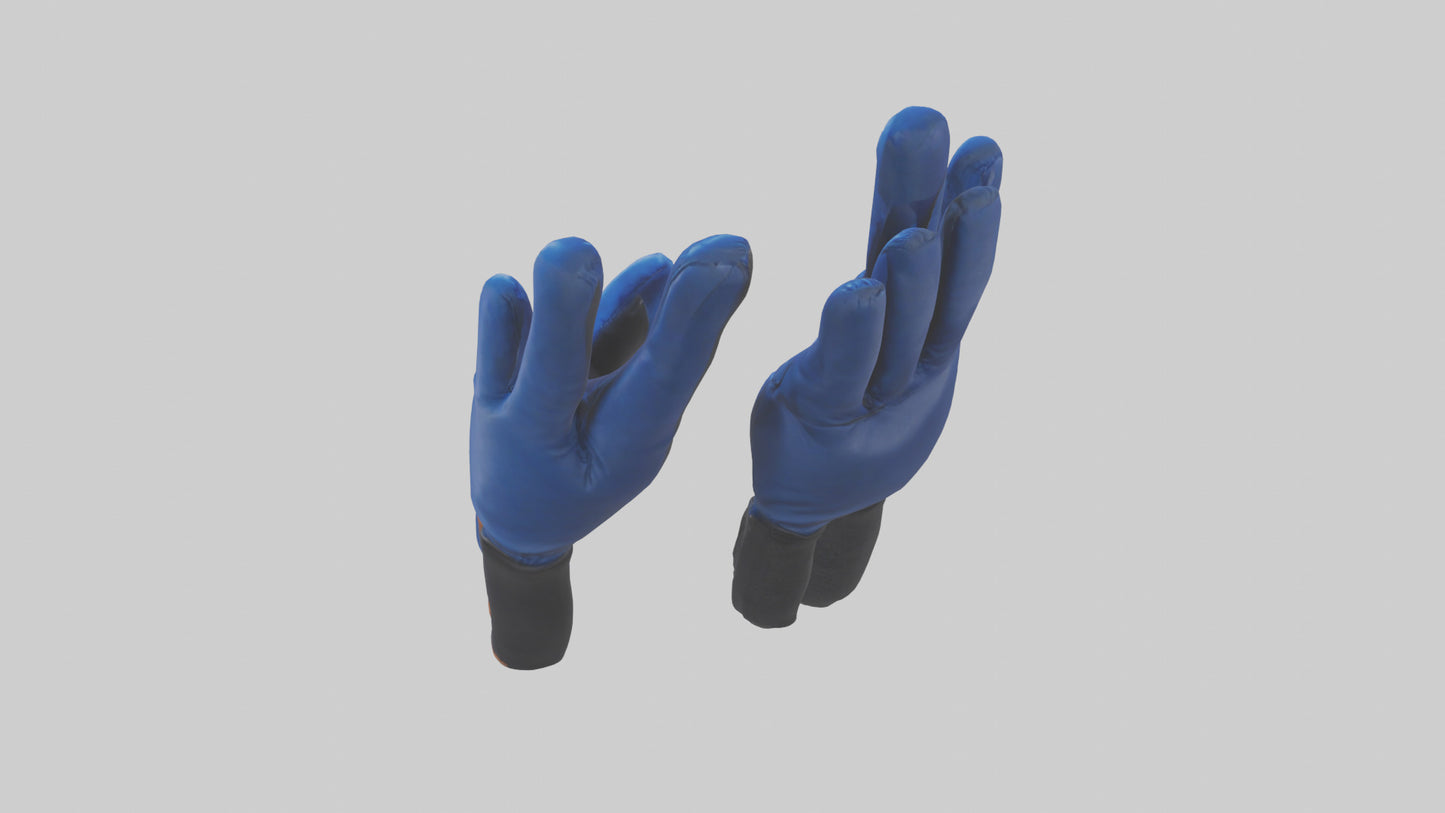 3D model Gloves model VR / AR / low-poly