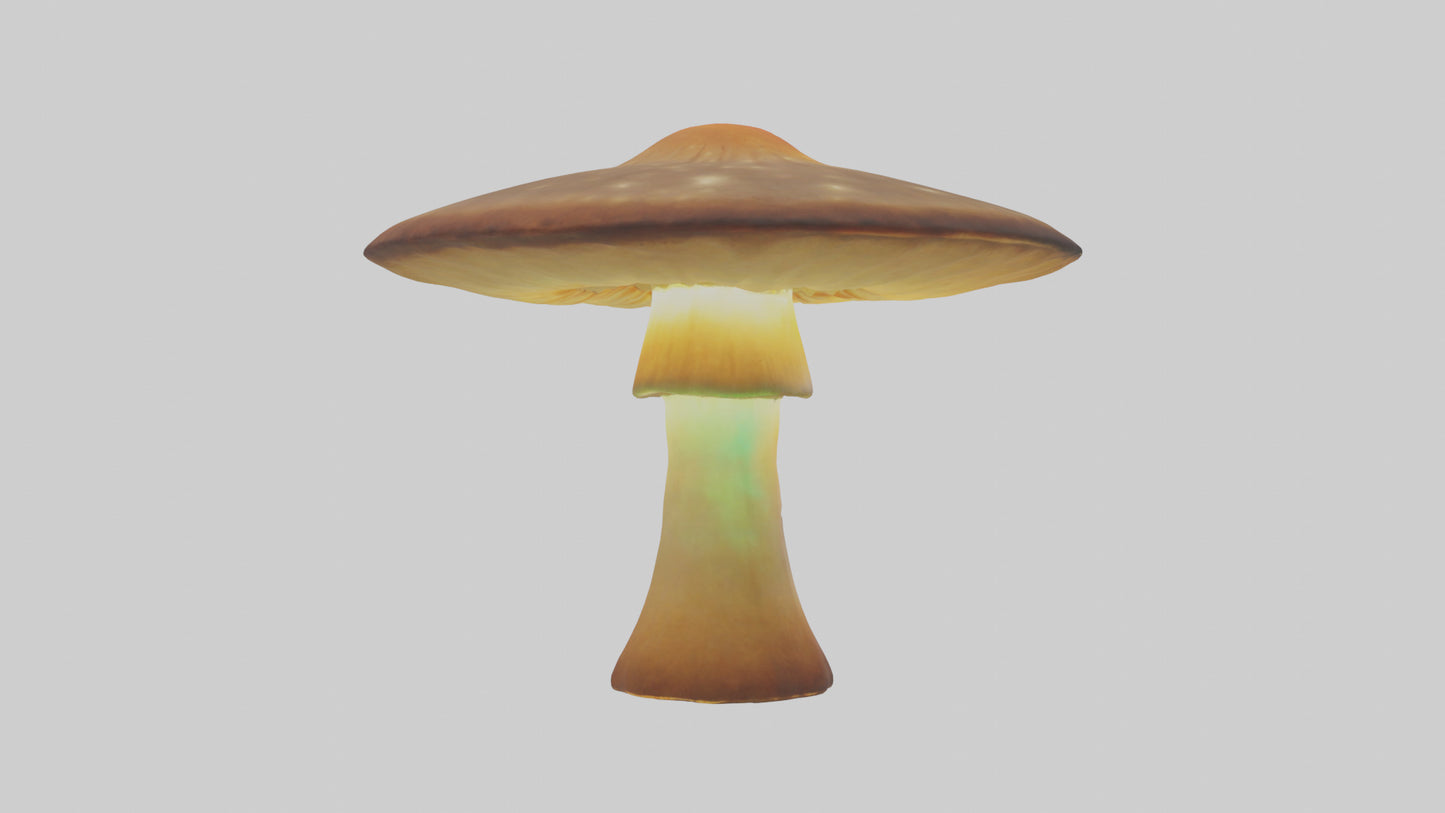 3D model Glowing Mushroom model VR / AR / low-poly