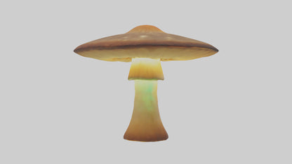 3D model Glowing Mushroom model VR / AR / low-poly