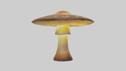 3D model Glowing Mushroom model VR / AR / low-poly