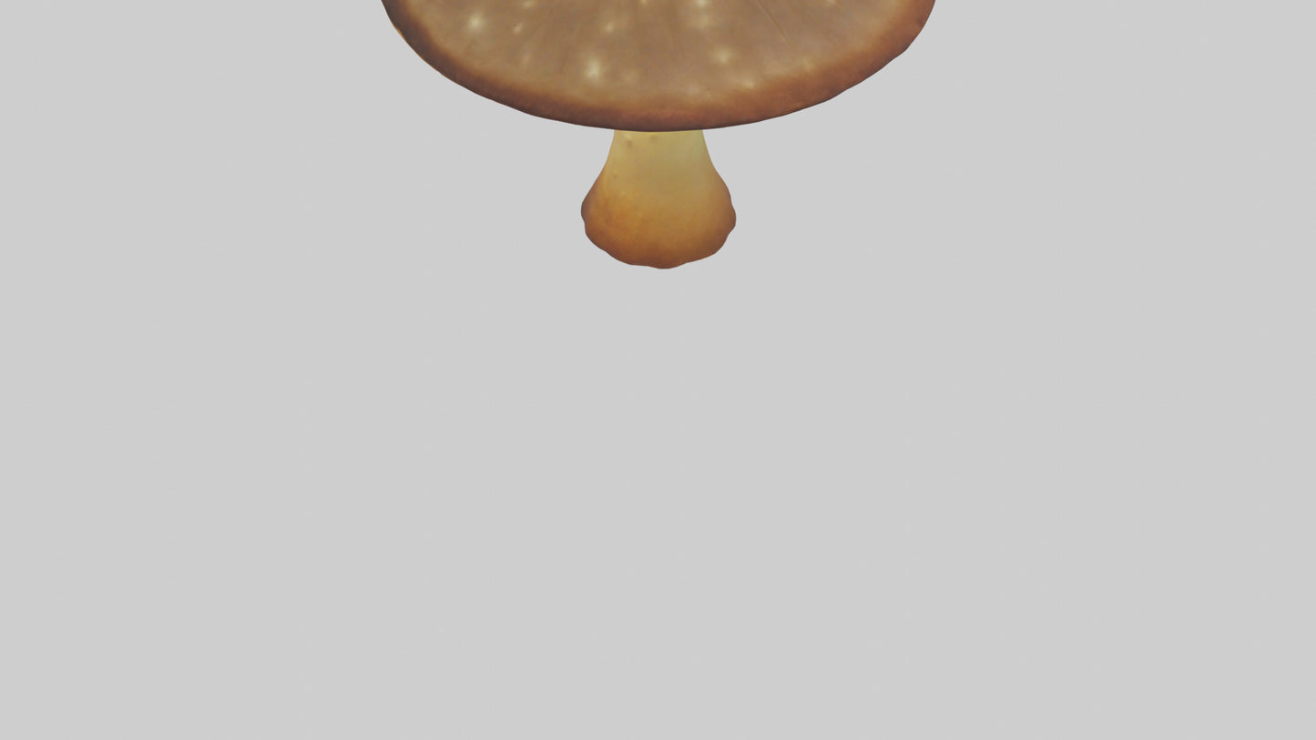3D model Glowing Mushroom model VR / AR / low-poly
