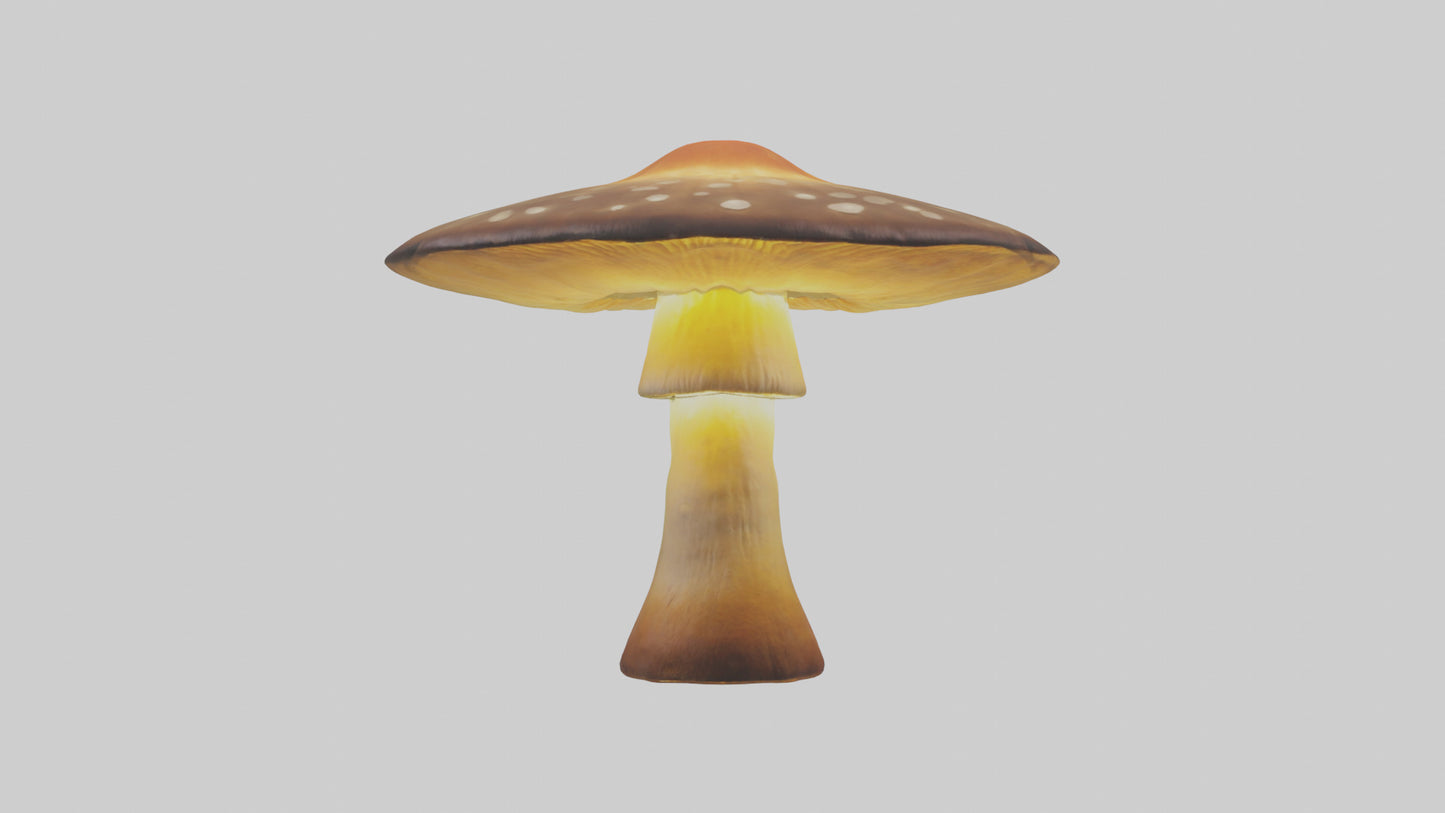 3D model Glowing Mushroom model VR / AR / low-poly