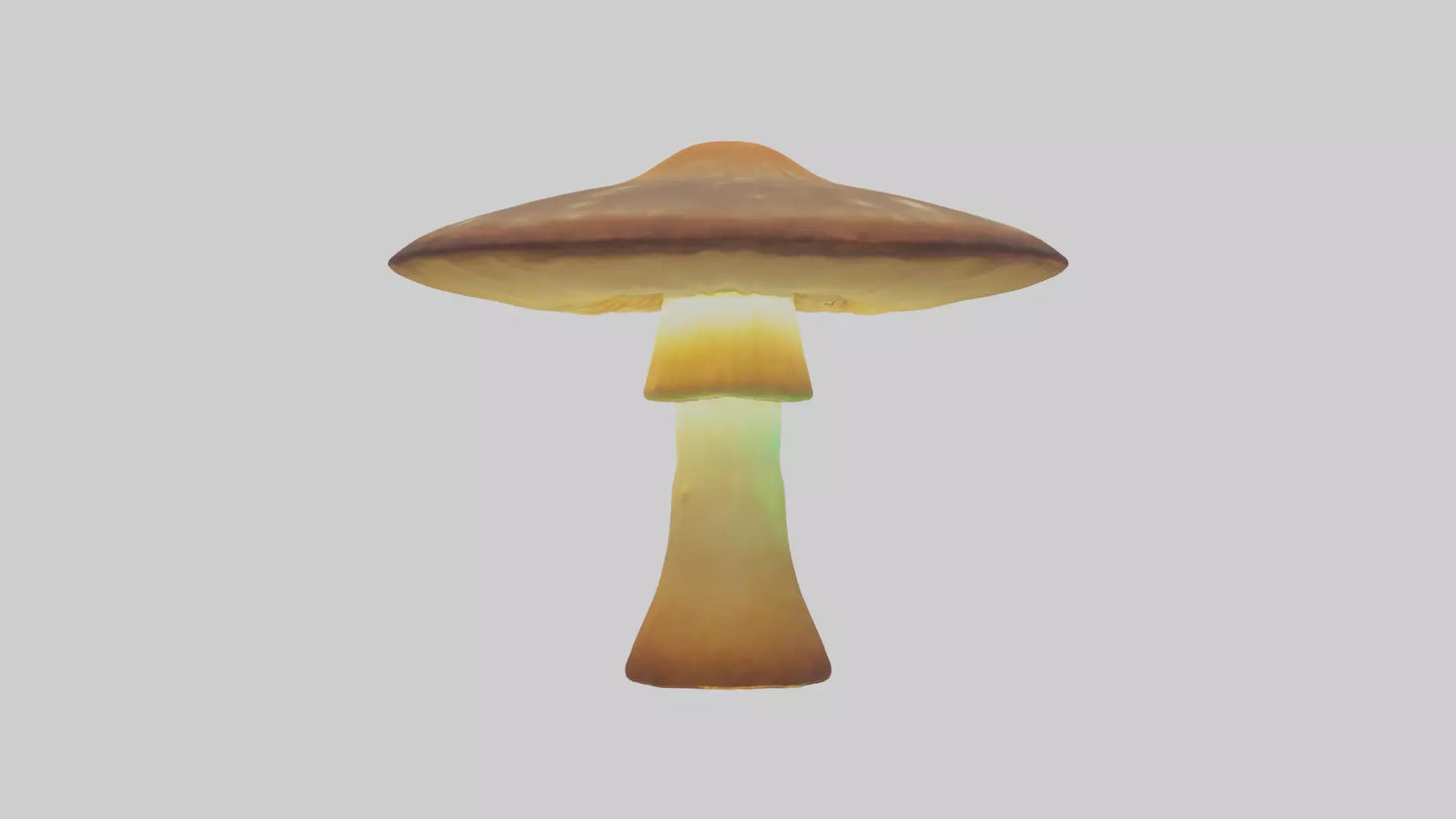 3D model Glowing Mushroom model VR / AR / low-poly