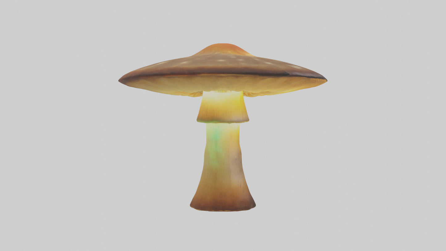 3D model Glowing Mushroom model VR / AR / low-poly