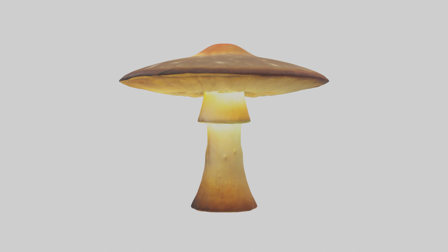 3D model Glowing Mushroom model VR / AR / low-poly