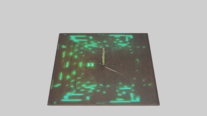 GlowintheDark Wall Clock model VR / AR / low-poly