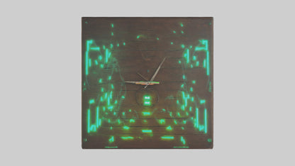 GlowintheDark Wall Clock model VR / AR / low-poly