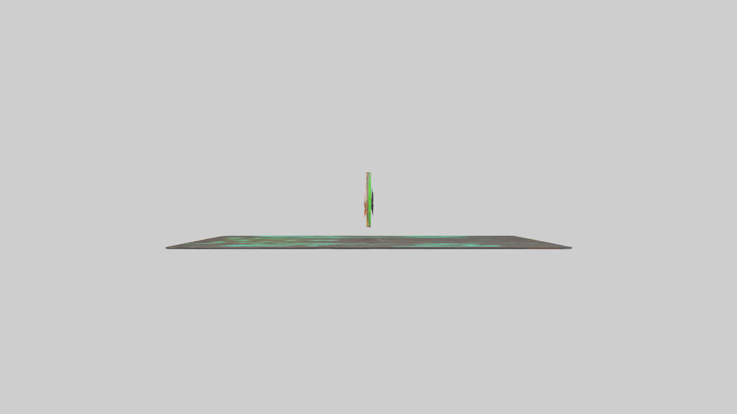 GlowintheDark Wall Clock model VR / AR / low-poly