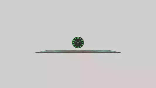 GlowintheDark Wall Clock model VR / AR / low-poly