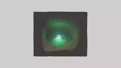 Glowworm lighting cave model VR / AR / low-poly