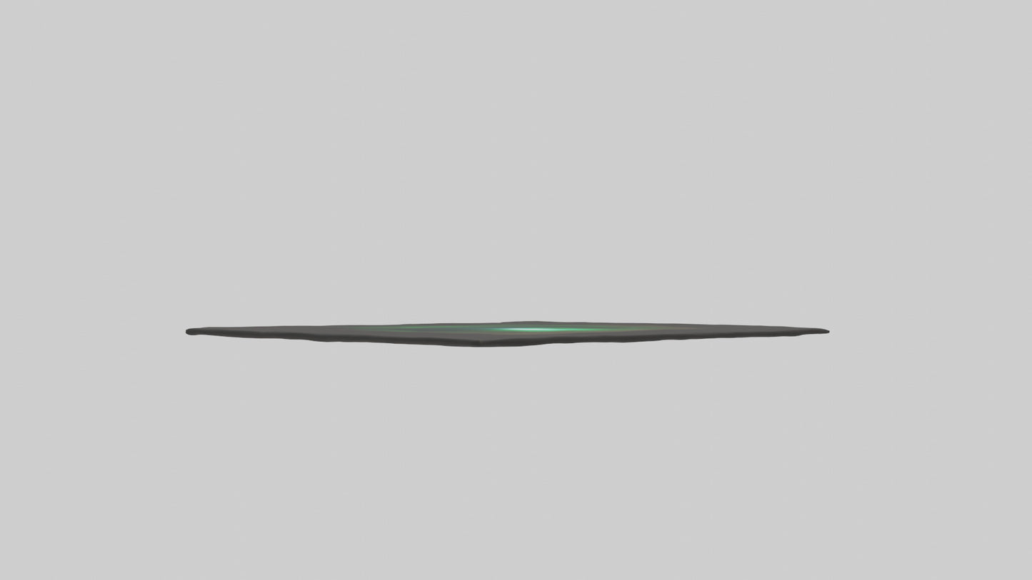 Glowworm lighting cave model VR / AR / low-poly