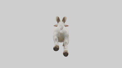 Goat Hopping Model VR / AR / low-poly