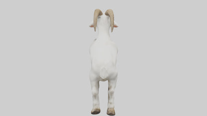 Goat Hopping Model VR / AR / low-poly