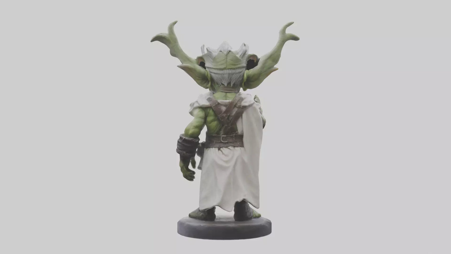 3D model Goblin King statue model VR / AR / low-poly