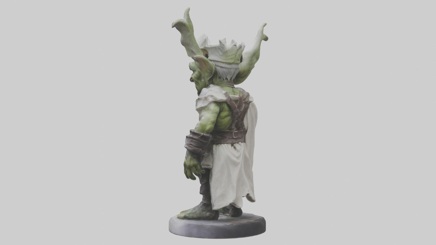 3D model Goblin King statue model VR / AR / low-poly