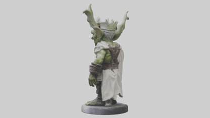 3D model Goblin King statue model VR / AR / low-poly