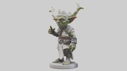 3D model Goblin King statue model VR / AR / low-poly